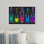 Drinks and Spirits Luminous Party Champagne Bottles, impression sur toile