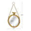 Miroir suspendu rond 6,7 pouces