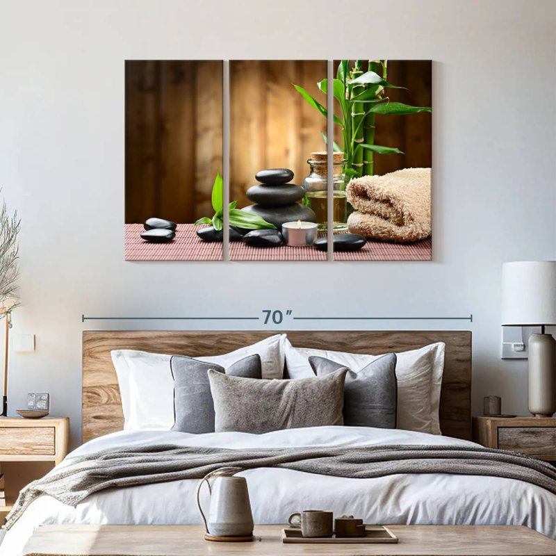«Spa Design», reproduction sur toile, H 36 po x l 57 po x P 1,25 po