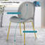 Fauteuil d'appoint en velours-1015743380