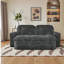Canapé-lit modulaire convertible 2-en-1 avec matelas en mousse à mémoire de forme - Aucun assemblage requis, canapé-lit peu encombrant pour salon, chambre à coucher, studio-1354086232