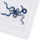 Marine Motif Embroidered Linen Cocktail Napkins