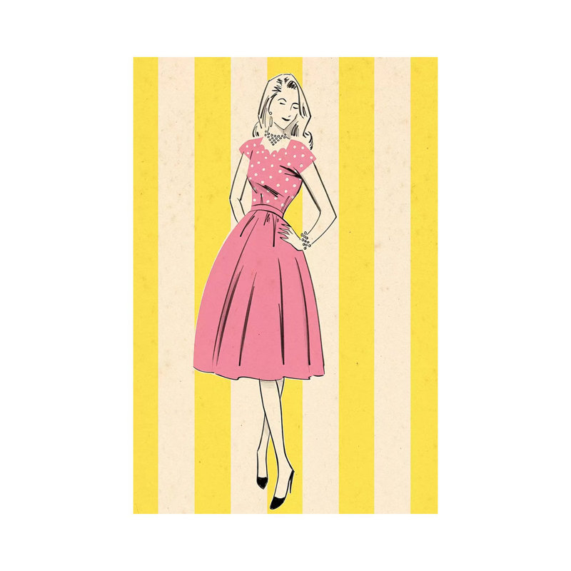 «MCM Woman III» par Joseph McDermott, impression sur toile tendue, H 12 po x l 8 po x P 0,75 po