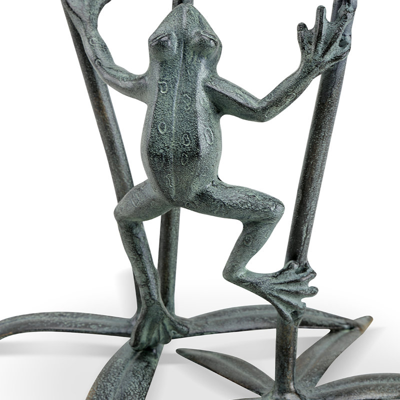 Frog and Flower Trio Candleholder