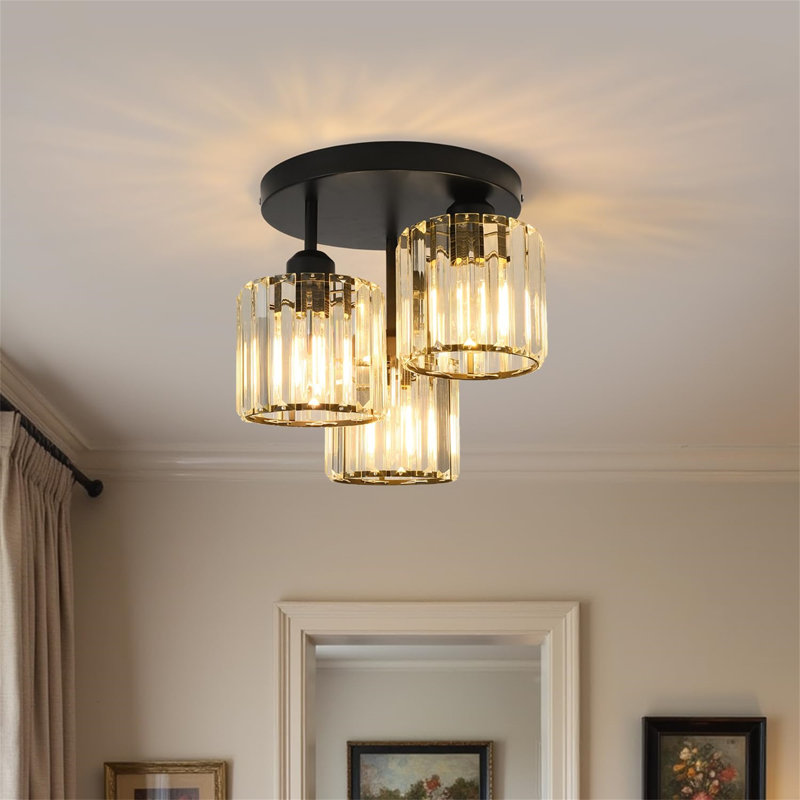 Flush Mount, Matte Black