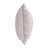 Decorative Throw Pillow 20" x 12" Hand Embroidered Linen Ivory and Beige Decorative Pillow