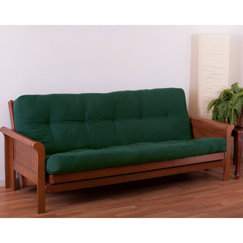 6'' Futon  Mattress, Forrest Green , Full