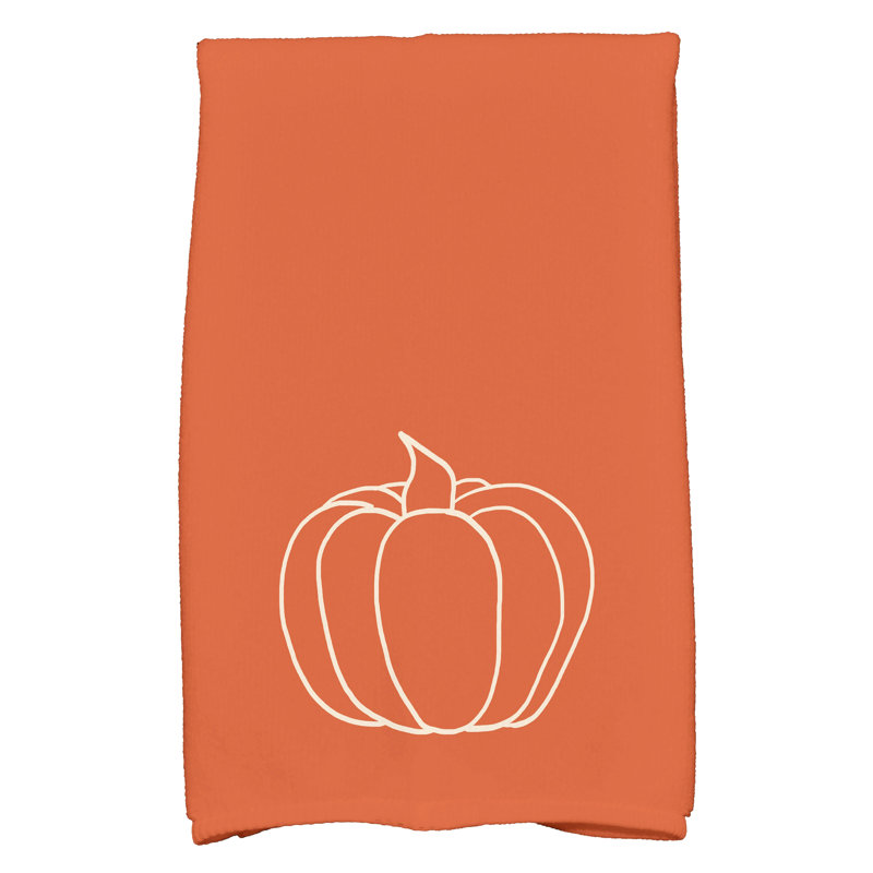 Lenard Tea Towel Kitchen Towel, Orange