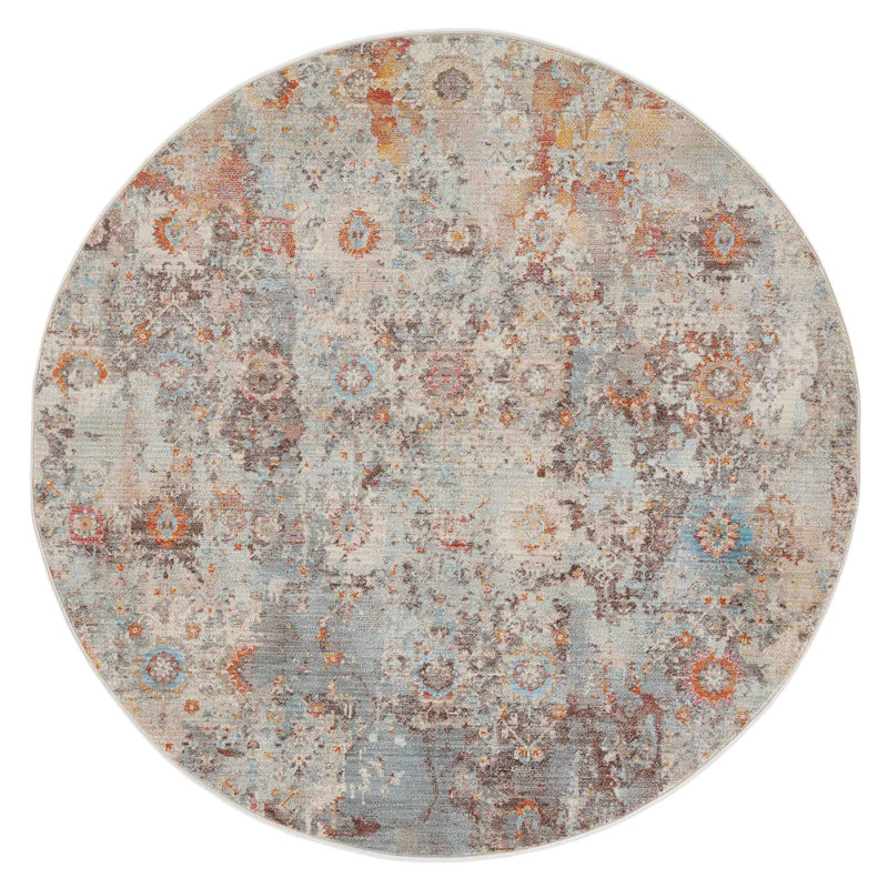 Camellia Multi Color Rug 5'0" x 5'0"