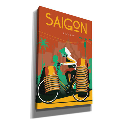 «Saïgon Vietnam» par Arctic Frame Studio - impression sur toile tendue