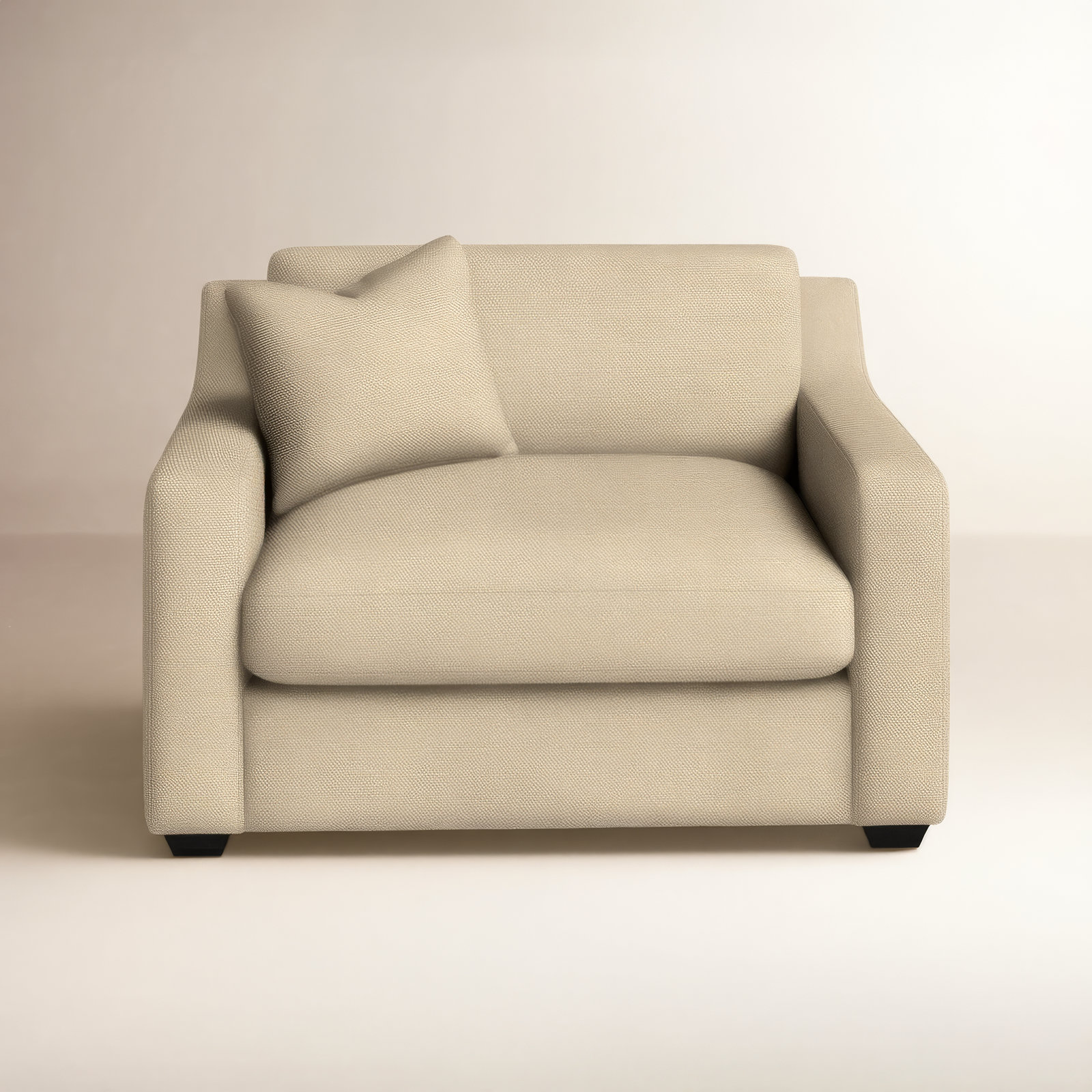 Rhodes Upholstered Chair And A Half, Bayou Stone Canvas