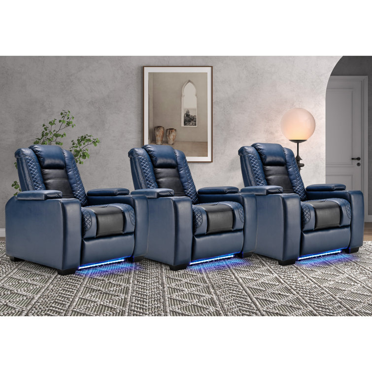 Electric Recliner Lighted Cup Holders For Theater Seats Polibi 270
