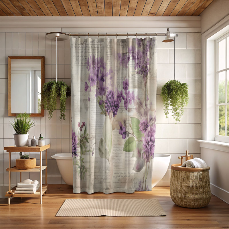 Rideau de douche Premium, H 74 po x l 71 po