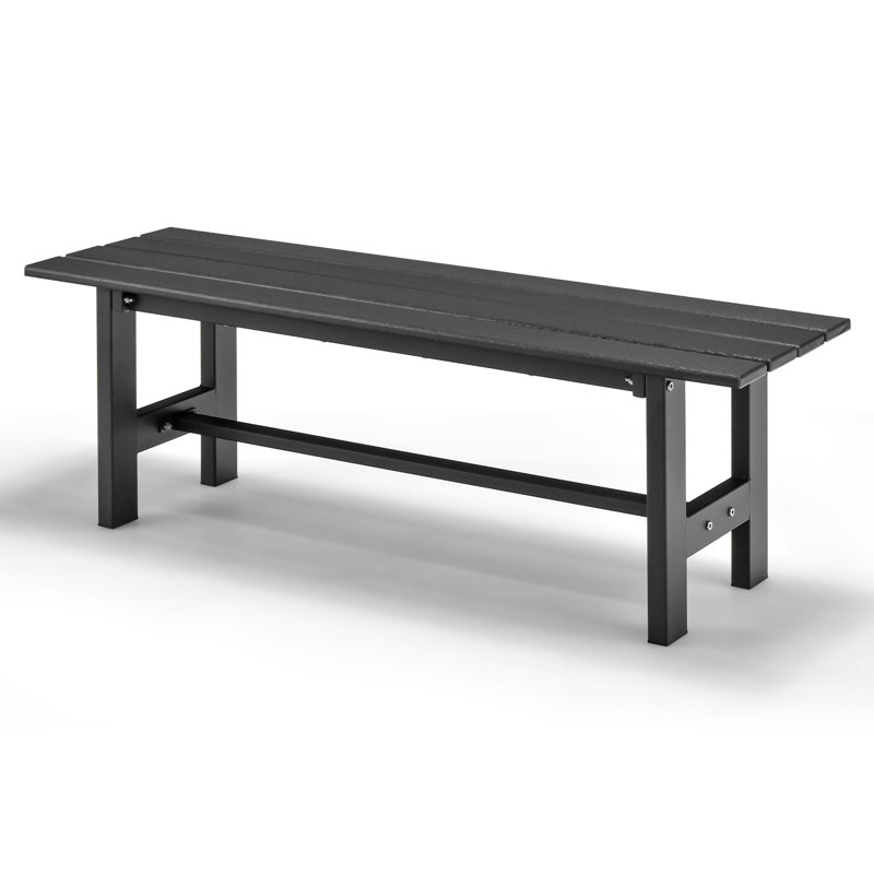 Banc d'extérieur Aania, Noir