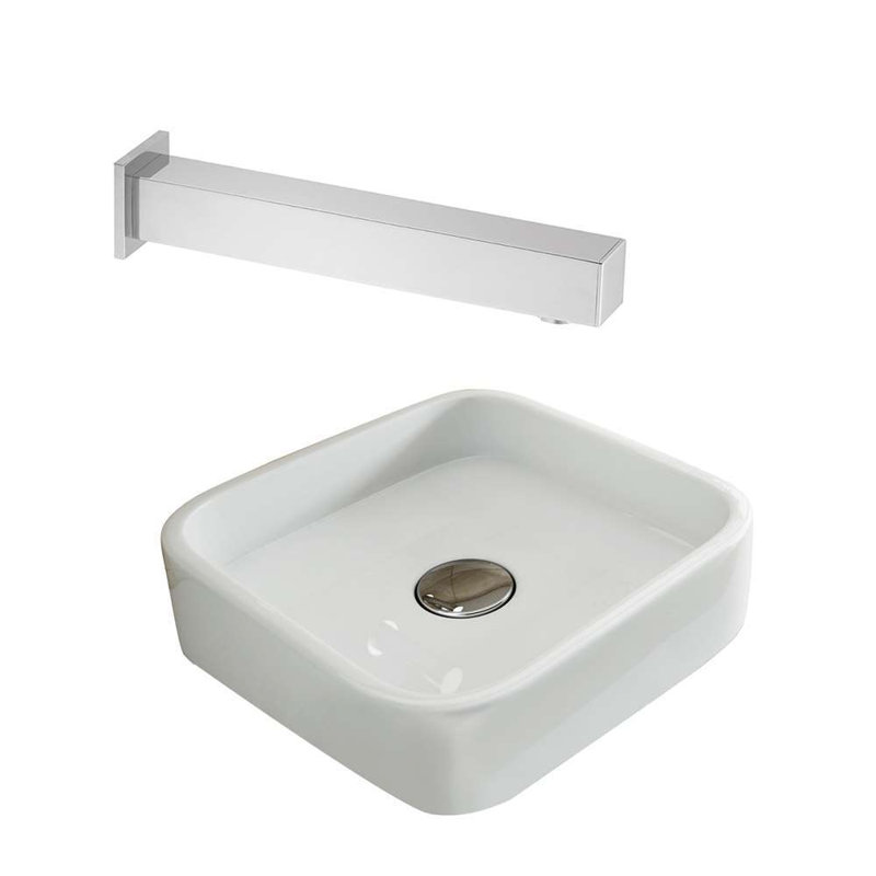 Robinet sans contact Fontana Chrome - Robinet pour salle de bain commercial 