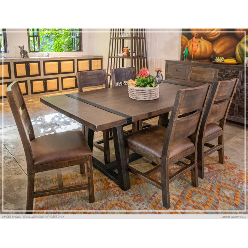 Erianny Solid Wood Dining Table