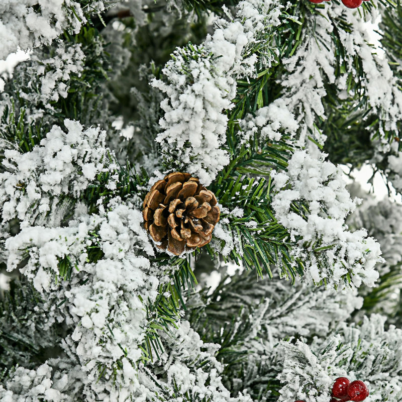 Arbre de Noël artificiel enneigé, 8.9'
