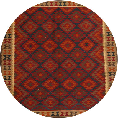Wool Geometric Indoor Rug