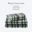 Ensemble de draps 4 pièces 100% flanelle de coton, Finton