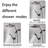 8 Inch Rainfall Shower Head With Handheld Spray, High Pressure Rain Shower Head Combo-125120958