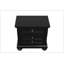 Table de chevet élégante Meade G8975-N avec tiroirs pleine extension et plateau doublé de feutre, parfaite pour les petits espaces-781690093
