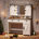 Antique White/Brown