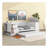 Twin Size Daybed with Storage Arms, Trundle and Charging Station-377848370
