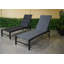 Outdoor Metal Chaise Lounge , Cushion Included