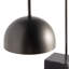 Lampe arquée en métal / marbre Naveen