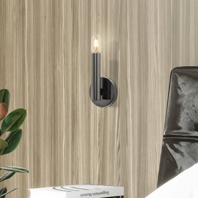 Marissah Steel Candle Wall Light