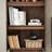 Nut-brown Solid Wood + Glass Display Cases