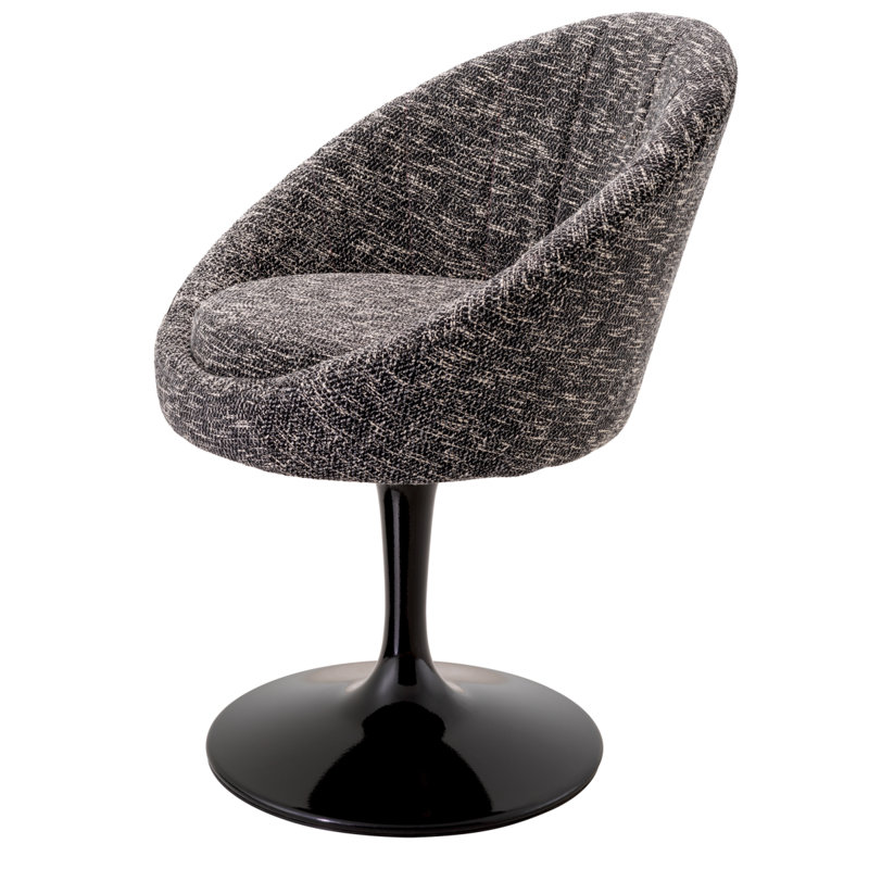 O'Neill Upholstered Dining Chair, Cambon Black