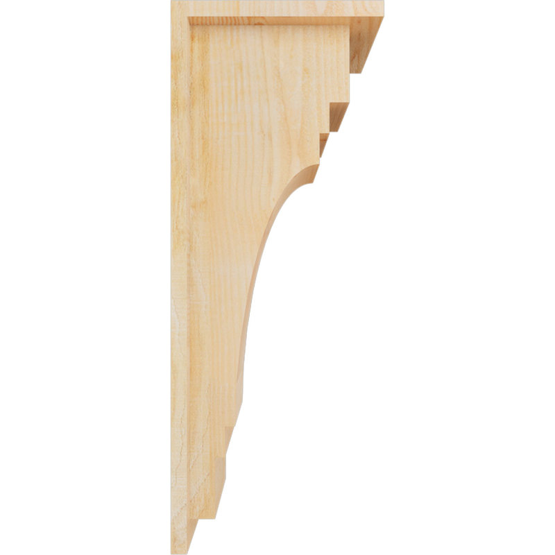 Corbeille Pescadero avec plaque arrière, H 26 po x l 8 po x P 10 po, Sapin de Douglas, Sciage brut