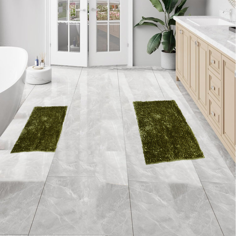 Lanarose Bath Rug, Sage