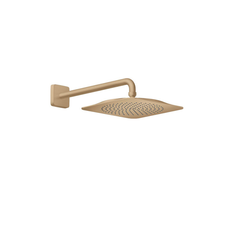AXOR Citterio C Showerhead 270 1- Jet With Showerarm Trim, 2.5 GPM, Bronze