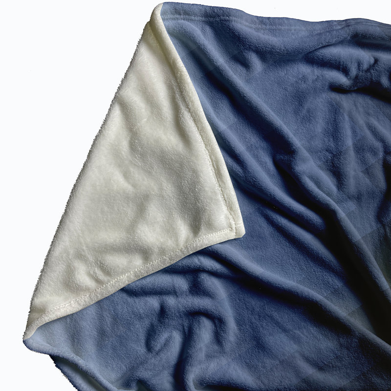 Jeté de profondeur, L 60 po x l 50 po, Cadet (bleu)