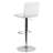 Niven Contemporary Button Tufted Adjustable Height Barstool with Chrome Base-881400183