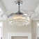Presnell Dimmable Crystal Ceiling Fan with LED Lights and Remote Control