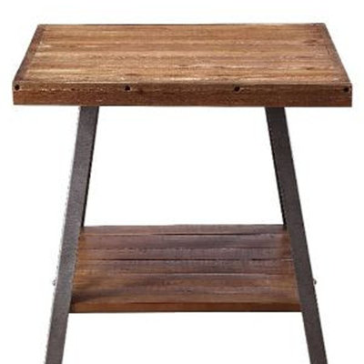 Table de bout rectangulaire en bois manufacturé 23 po Sandy
