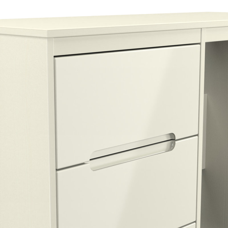 Fully Assembled Grety Dressing Table, Cream