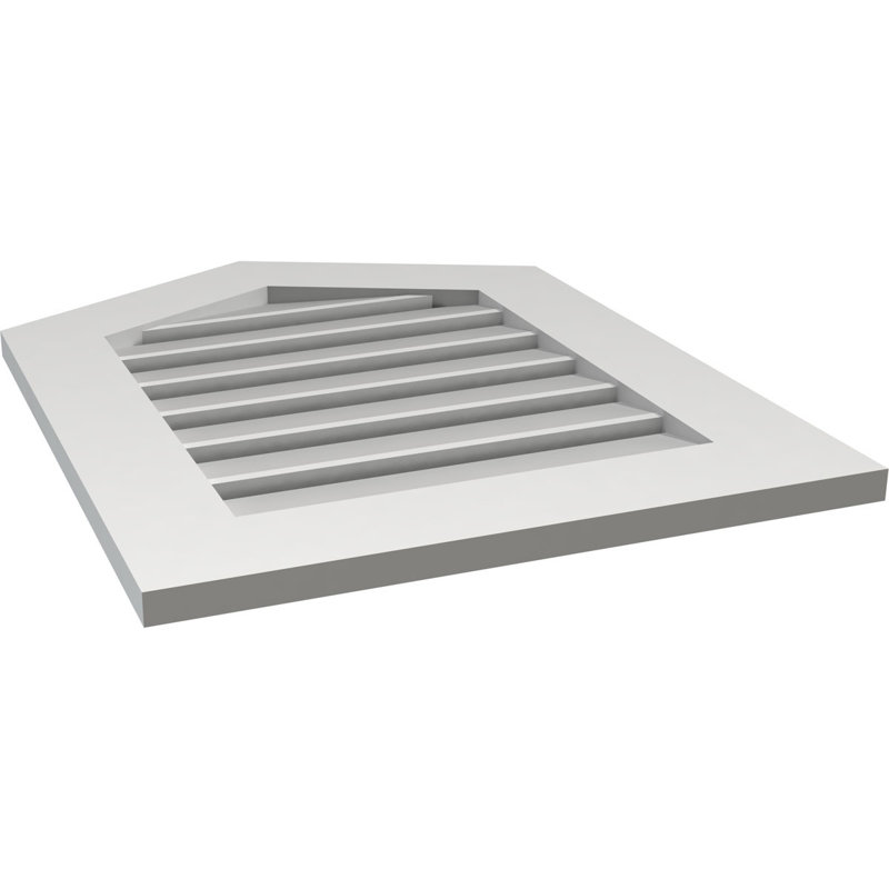 Ventilé à pignon fonctionnel en uréthane Signature, H 28 po x l 22 po x P 1 po, 6/12