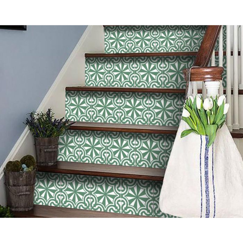 Carreau de mosaïque auto-adhésif en vinyle Glenda, H 8 po x l 8 po x P 0,1 po