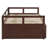 Extending Wooden Daybed with Trundle, Espresso Finish-763770593