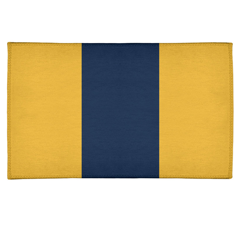 Tapis dorée rayures or national hockey, Rectangle 8 pi x 10 pi