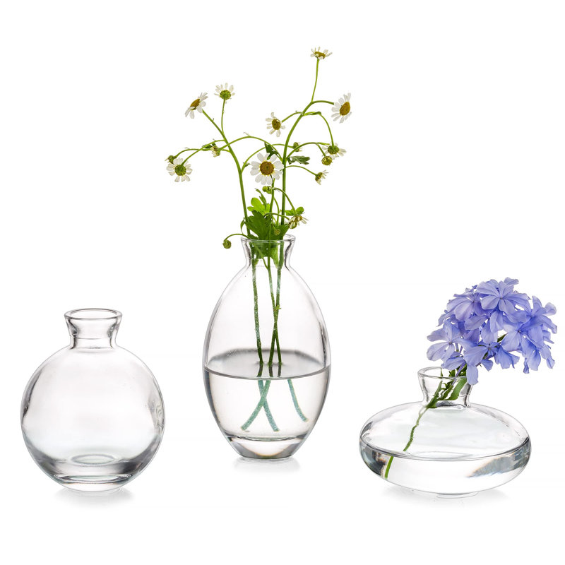 Jair Glass Table Vase, Transparent