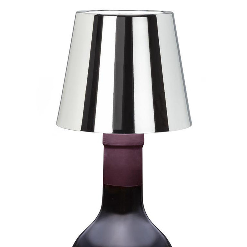 Lampe de table à abat-jour Abbil Trilite Classic, Chrome chrome