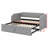 Upholstered Daybed With Pop Up Trundle-1794799533