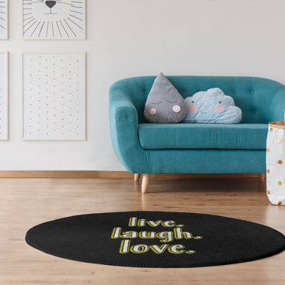 Quotes Chenille Indoor Rug