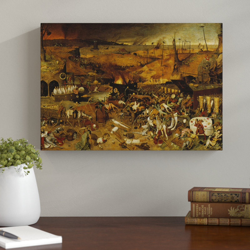The Triumph of Death by Pieter Bruegel the Elder - Wrapped Canvas, 70cm H x 100cm W
