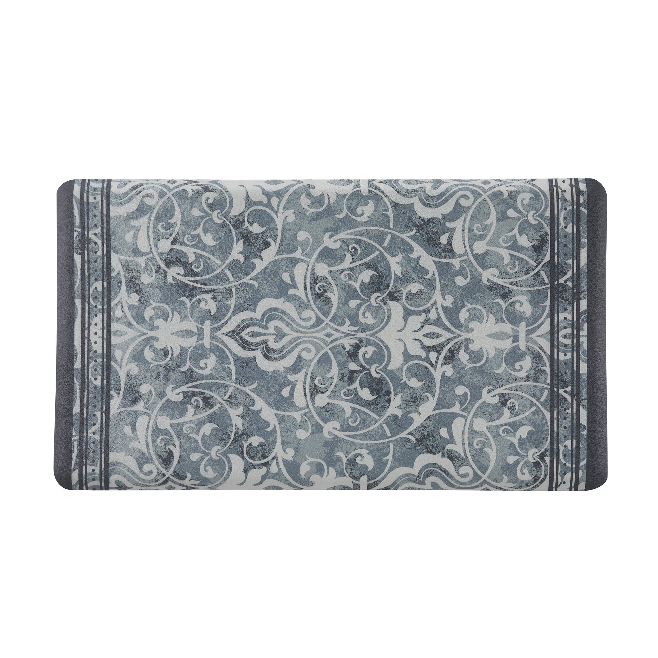 Charlton Home® Boehme Damask Water Resistant Anti-Fatigue Kitchen Mat ...